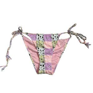 Bikini bottoms patchwork paisley